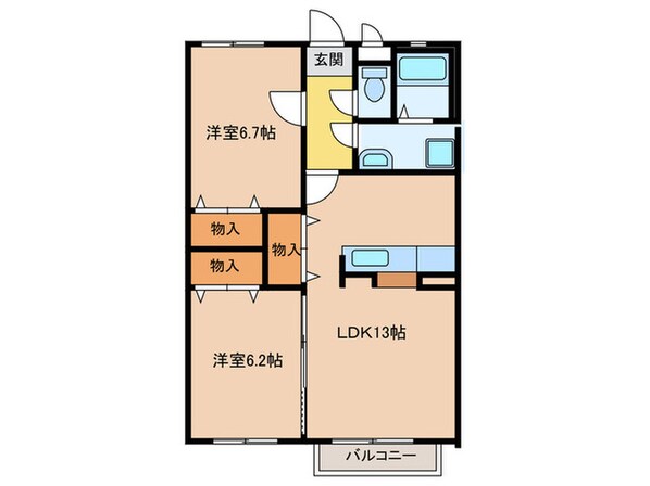 サンモールｍａｍａの物件間取画像